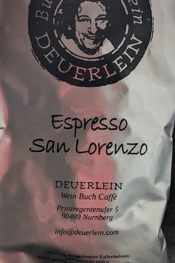 Espresso San Lorenzo Silber Bohnen
